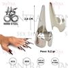 Uñas postizas de metal